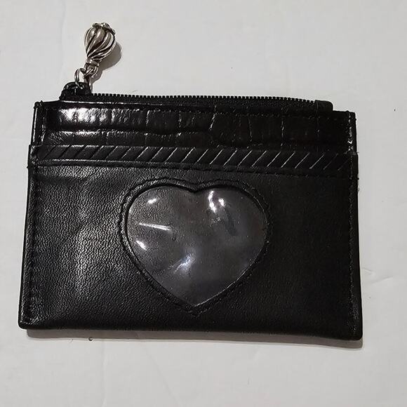 Brighton‎ Black Leather Card Holder Wallet - Picture 1 of 5